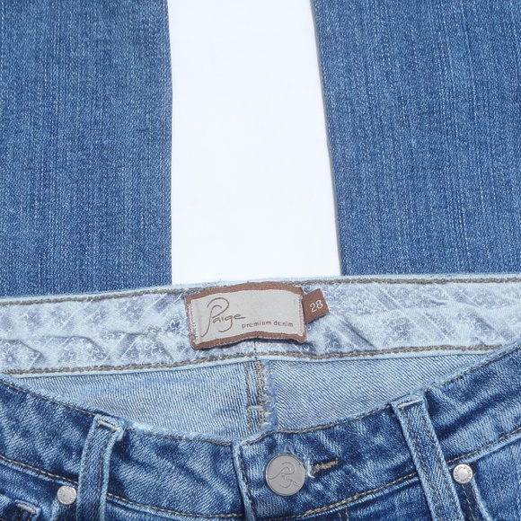 Paige Laurel Canyon Crop'd Jeans - Size 28 - Picture 10 of 10